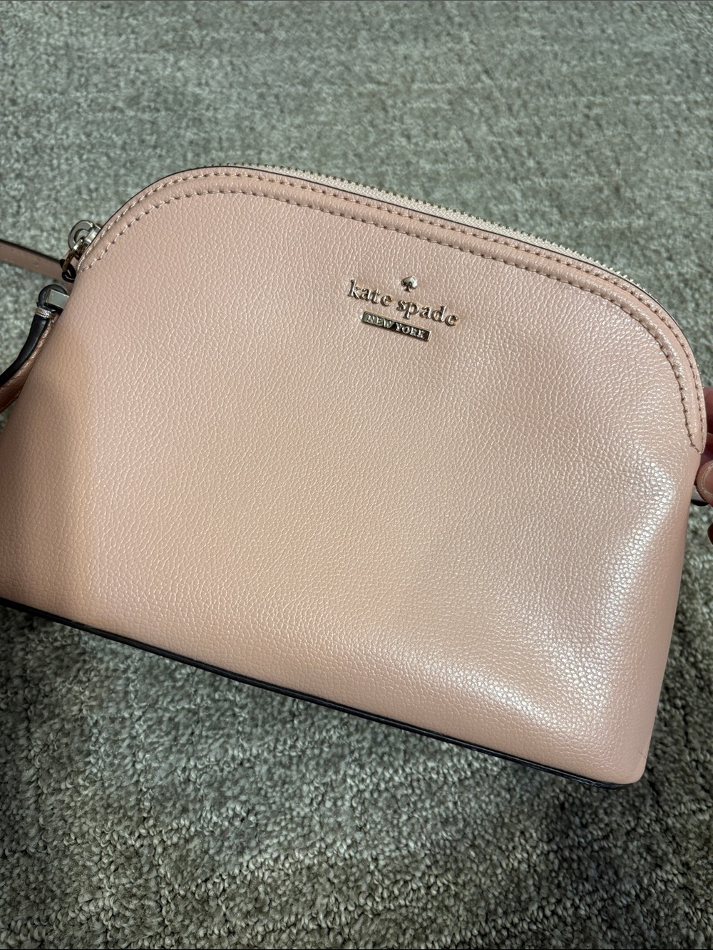 Kate Spade Pebble Leather Crossbody Peggy Patterson drive Rosycheeks (950) - Picture 2 of 6